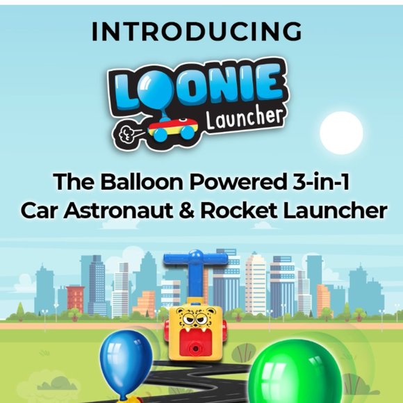 Loonie Launcher Balloon Stem Toy educational Toy new - Picture 7 of 9